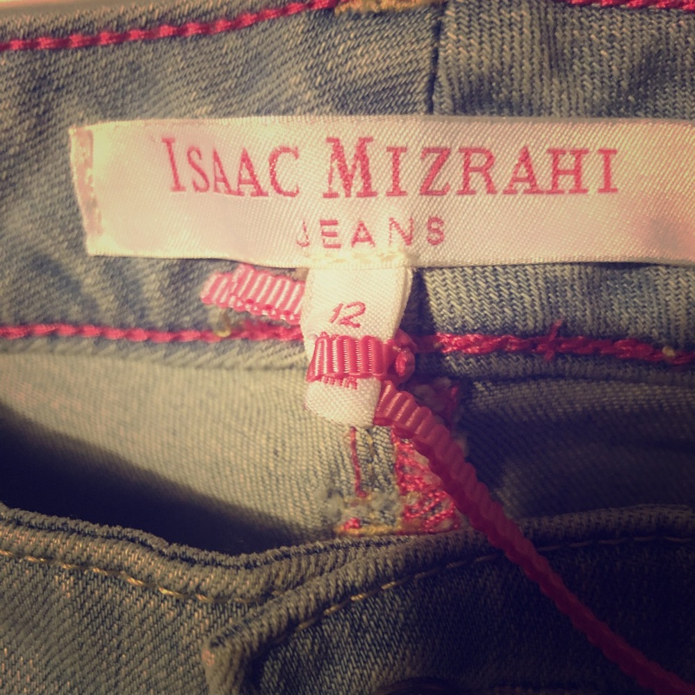 Issac Mizrahi Light Wash Skinny Jeans